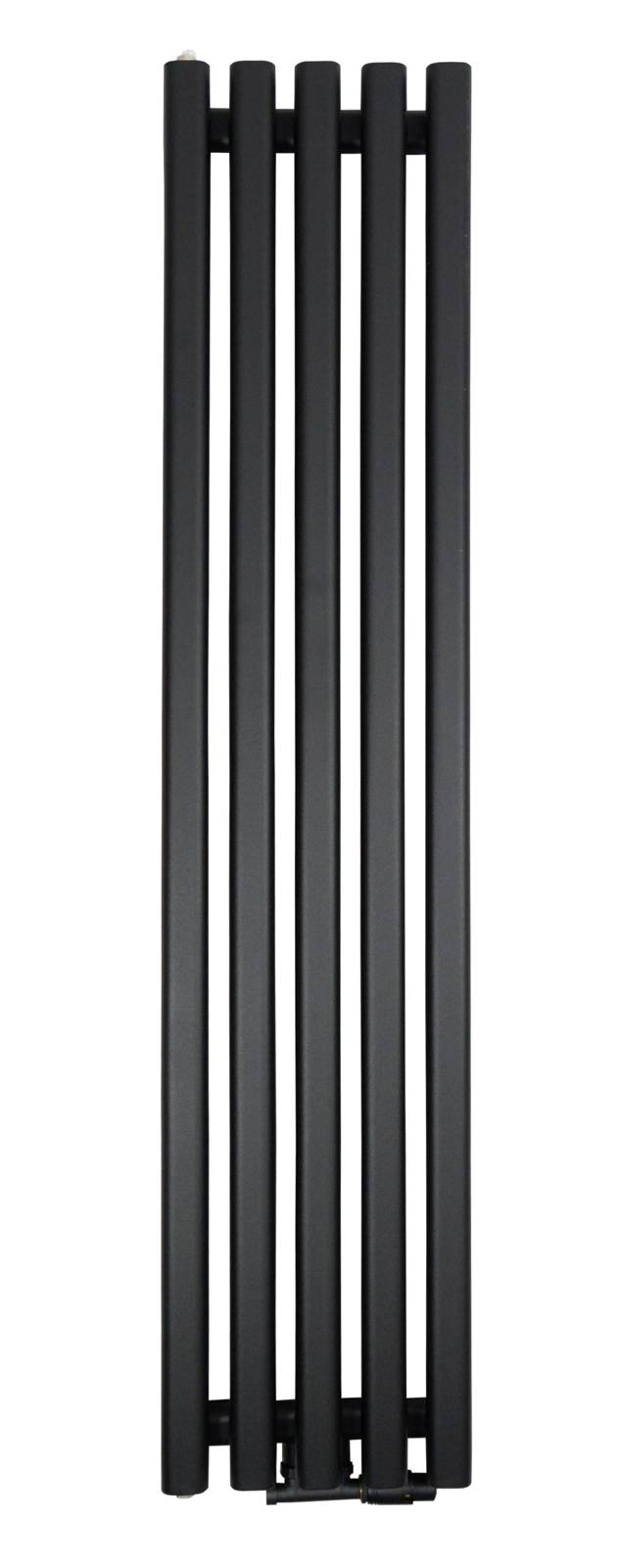 ZVR18033B - Czarny pionowy grzejnik 180/33