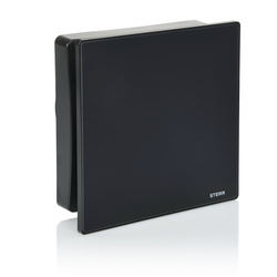 BSL100T-B – Czarny kompaktowy wentylator łazienkowy z timerem