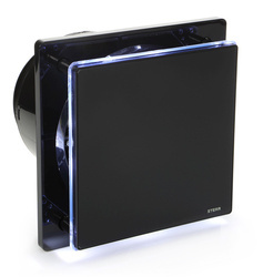 BFS150LT-B - Wentylator łazienkowy czarny 150 mm LED + Timer